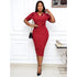 Office European And American Pencil Skirt African Dress - ROUTINE FASHION